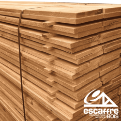 Volige non rabotée 4.00 ml x 150 x 18 mm - Epicéa - traitée classe 2 incolore